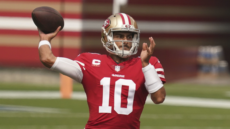 San Francisco 49ers quarterback Jimmy Garoppolo