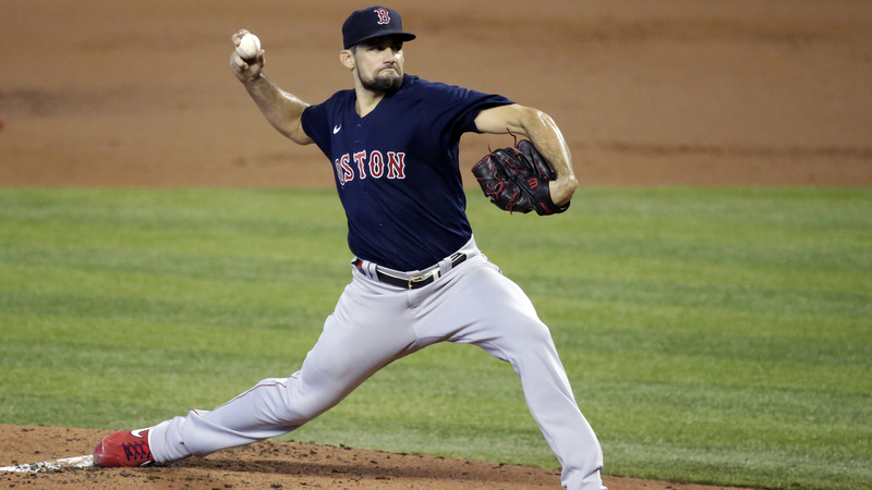 Boston Red Sox pitcher Nathan Eovaldi