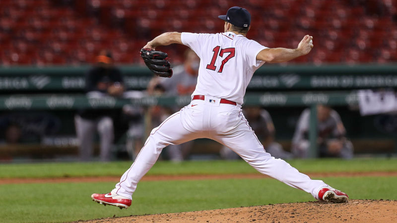 Boston Red Sox starting pitcher Nathan Eovaldi