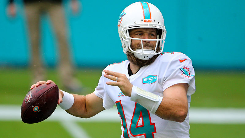 Miami Dolphins quarterback Ryan Fitzpatrick