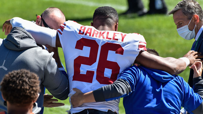 New York Giants running back Saquon Barkley