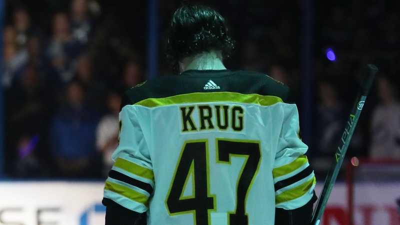 Boston Bruins defenseman Torey Krug