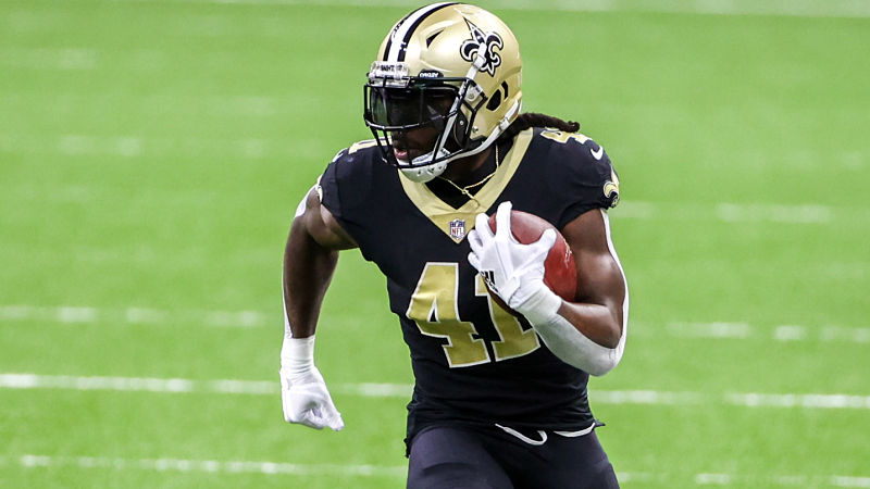 New Orleans Saints running back Alvin Kamara