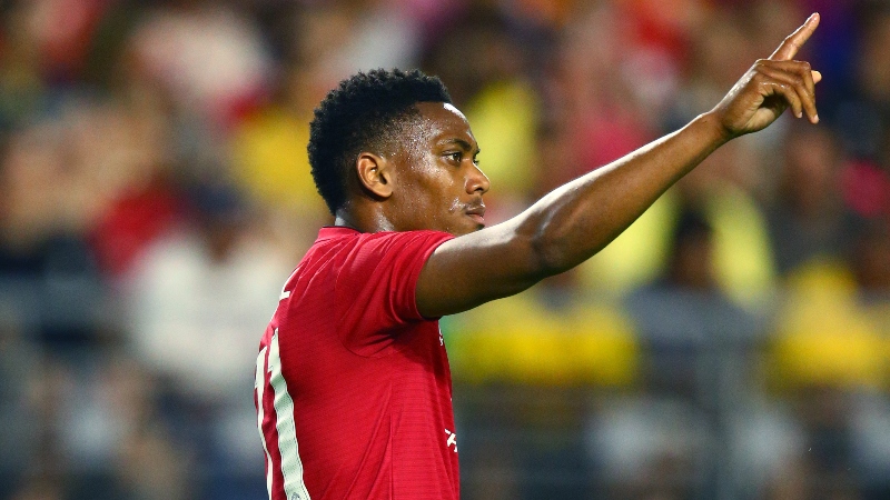Manchester United forward Anthony Martial