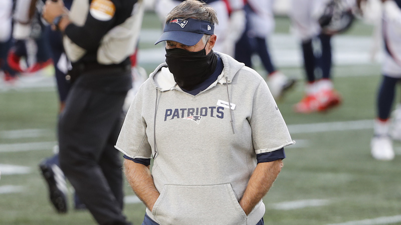 Patriots head coach Bill Belichick