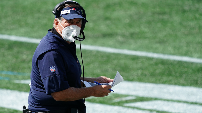 Patriots head coach Bill Belichick