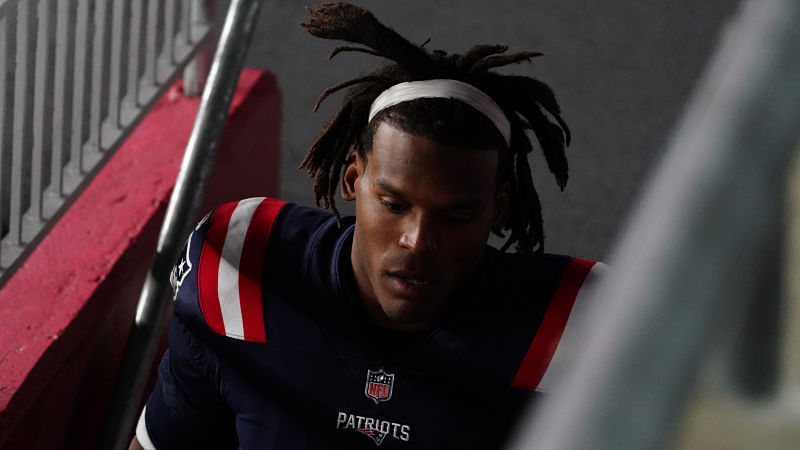 New England Patriots quarterback Cam Newton