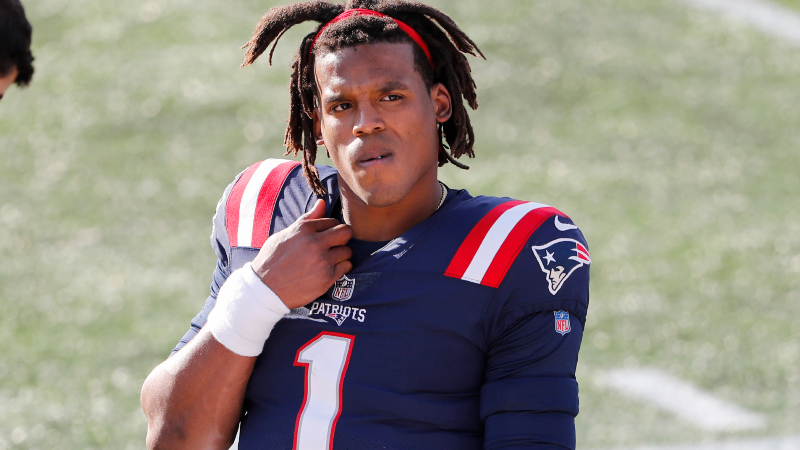 New England Patriots quarterback Cam Newton