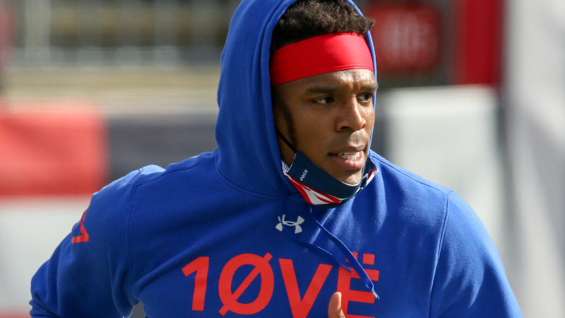 New England Patriots quarterback Cam Newton