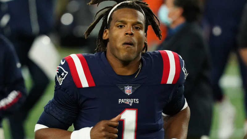 New England Patriots quarterback Cam Newton