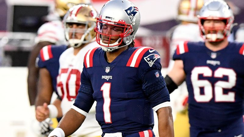 New England Patriots quarterback Cam Newton