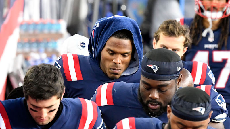 Patriots quarterback Cam Newton