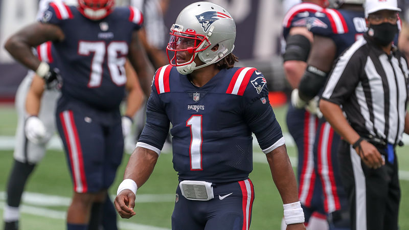 New England Patriots quarterback Cam Newton