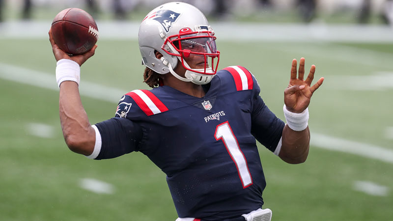 New England Patriots quarterback Cam Newton