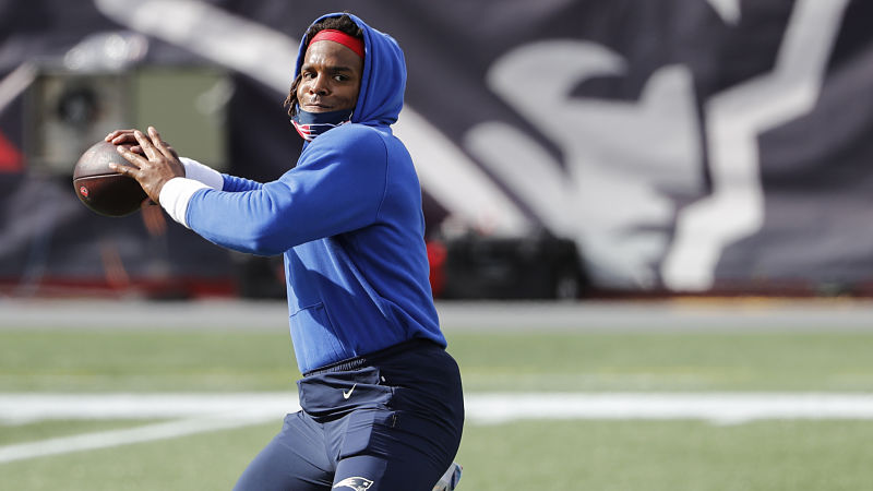 New England Patriots quarterback Cam Newton