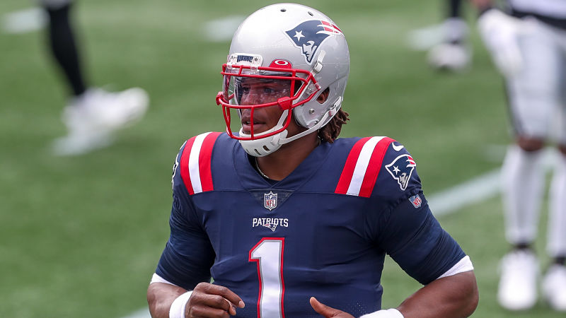 New England Patriots quarterback Cam Newton