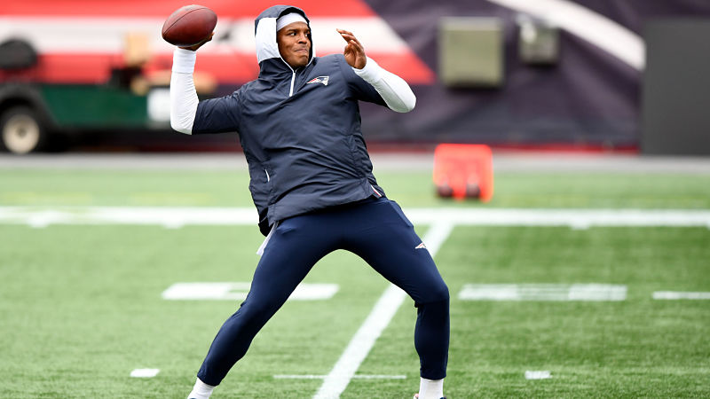 New England Patriots quarterback Cam Newton