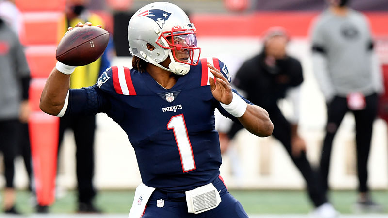 New England Patriots quarterback Cam Newton