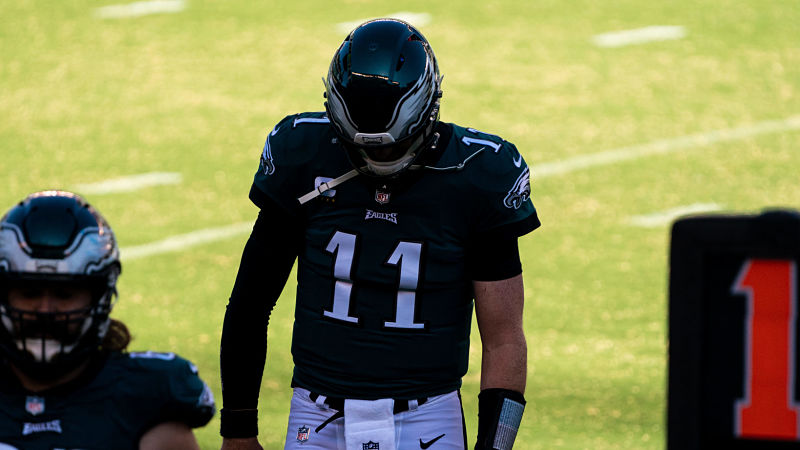 Philadelphia Eagles quarterback Carson Wentz