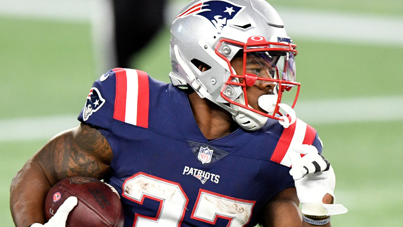 New England Patriots running back Damien Harris