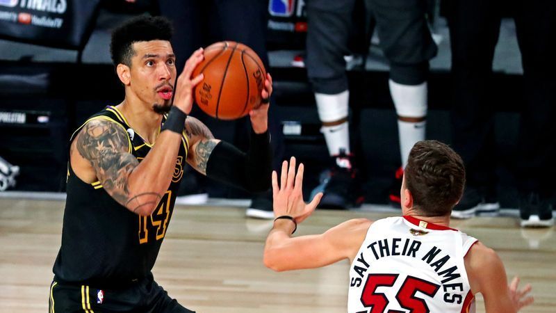 Los Angeles Lakers guard Danny Green