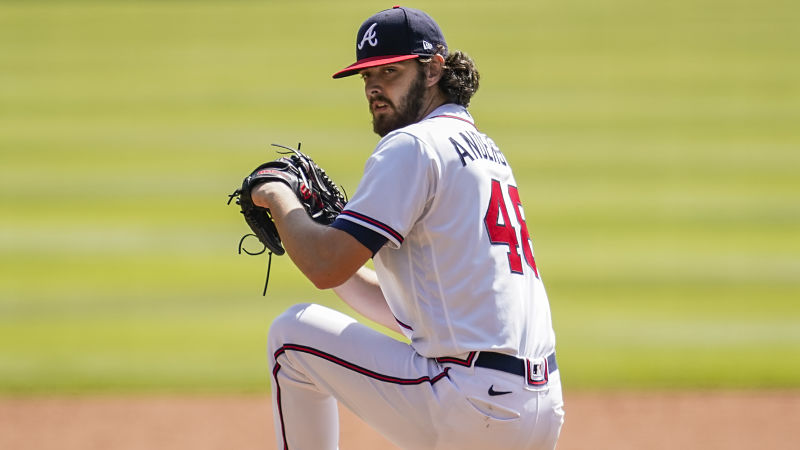 Atlanta Braves pitcher Ian Anderson