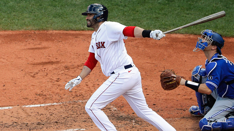 Boston Red Sox designated hitter J.D. Martinez
