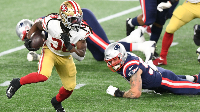 San Francisco 49ers running back JaMycal Hasty