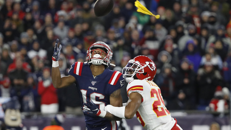 Patriots quarterback Jakobi Meyers