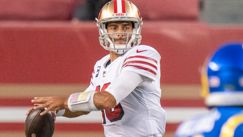 San Francisco 49ers quarterback Jimmy Garoppolo
