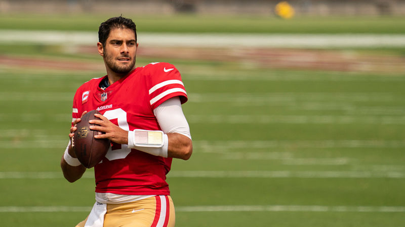 San Francisco 49ers quarterback Jimmy Garoppolo