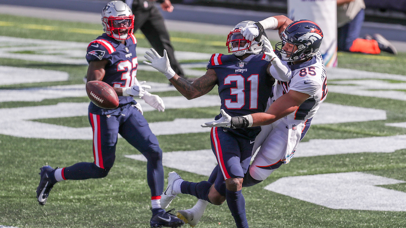 Patriots cornerback Jonathan Jones