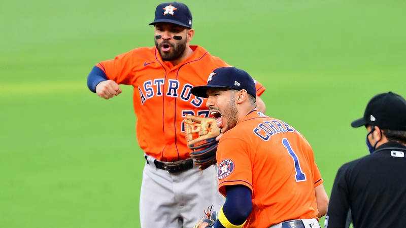 Houston Astros Shortstop Carlos Correa And Second Baseman José Altuve