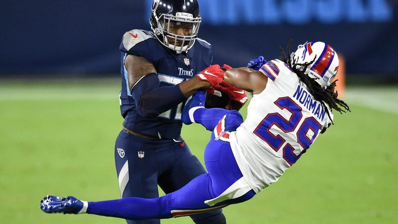 Tennessee Titans running back Derrick Henry, Buffalo Bills cornerback Josh Norman,