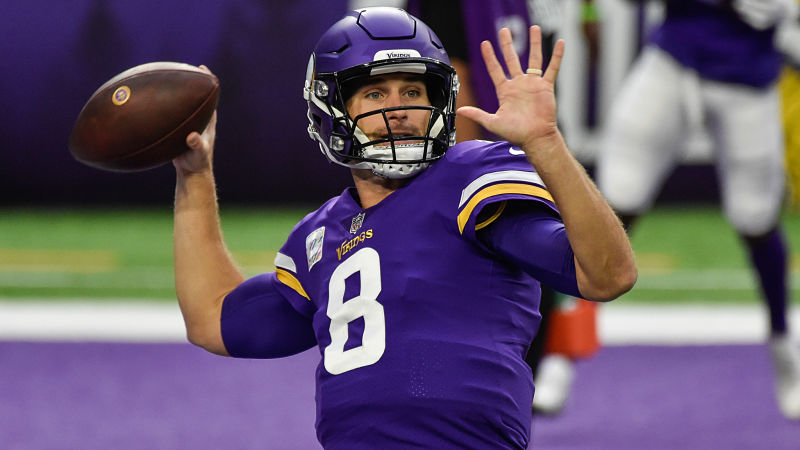 Minnesota Vikings quarterback Kirk Cousins