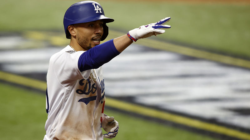 Los Angeles Dodgers outfielder Mookie Betts