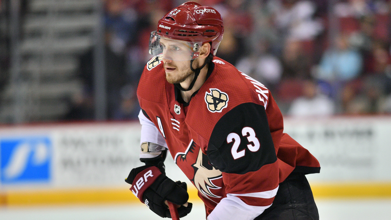 Arizona Coyotes defenseman Oliver-Ekman-Larsson