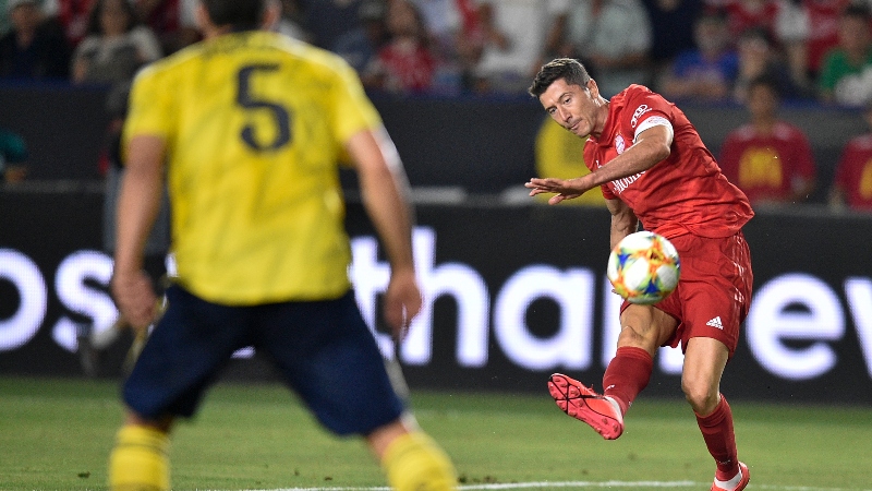 Bayern Munich striker Robert Lewandowski