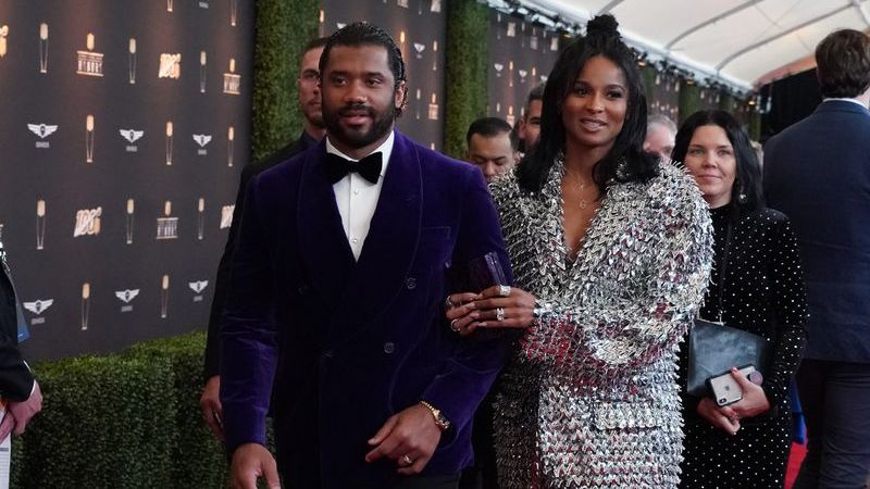 Seattle Seahawks quarterback Russell Wilson, singer Ciara