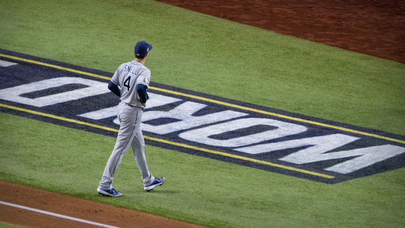 Tampa Bay Rays starting pitcher Blake Snell