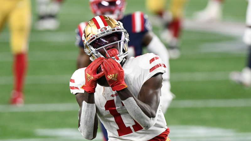 San Francisco 49ers wide receiver Brandon Aiyuk