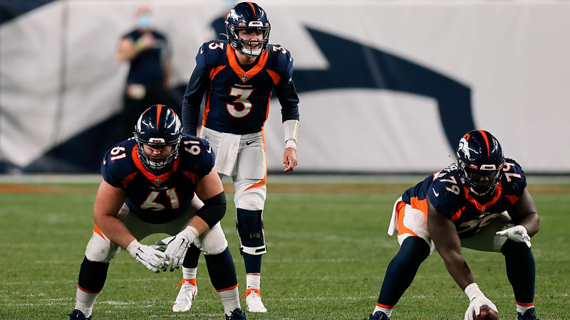 Denver Broncos quarterback Drew Lock