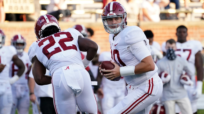 Alabama quarterback Mac Jones