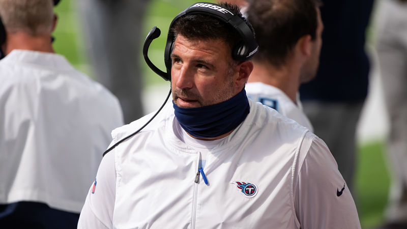 Tennessee Titans head coach Mike Vrabel