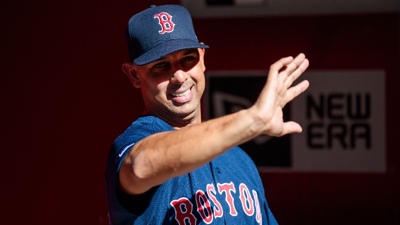 Boston Red Sox manager Alex Cora
