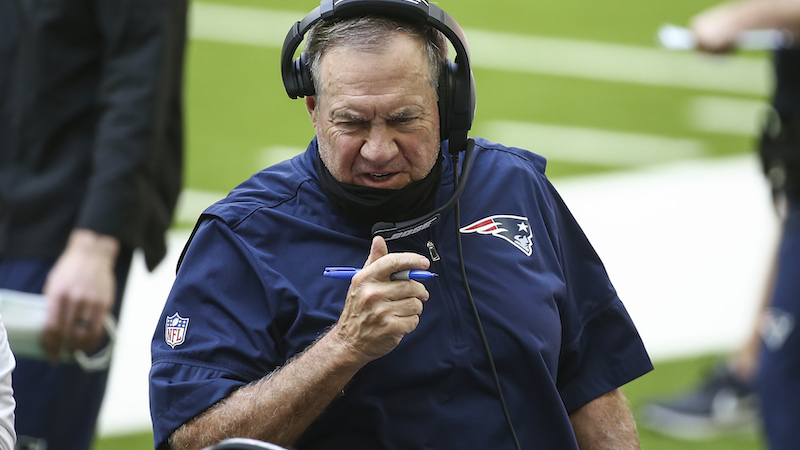 Patriost head coach Bill Belichick