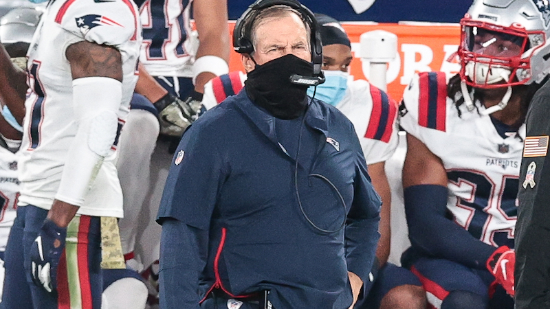 Patriots head coach Bill Belichick