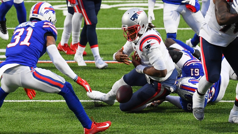 New England Patriots quarterback Cam Newton