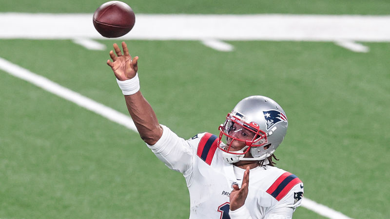 New England Patriots quarterback Cam Newton