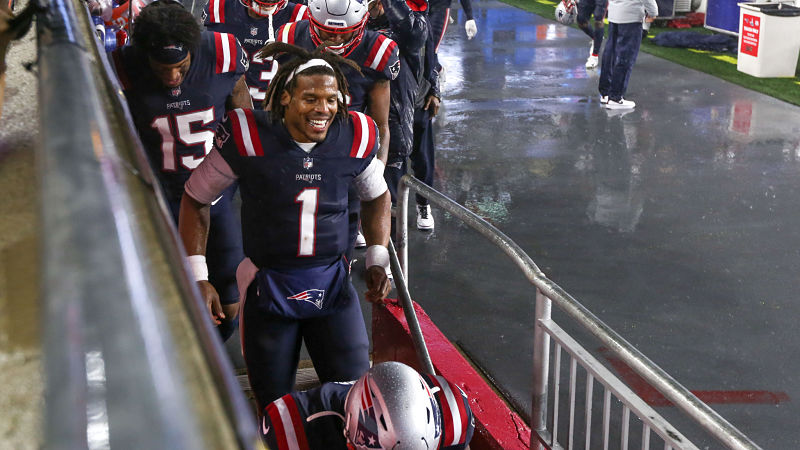 New England Patriots quarterback Cam Newton